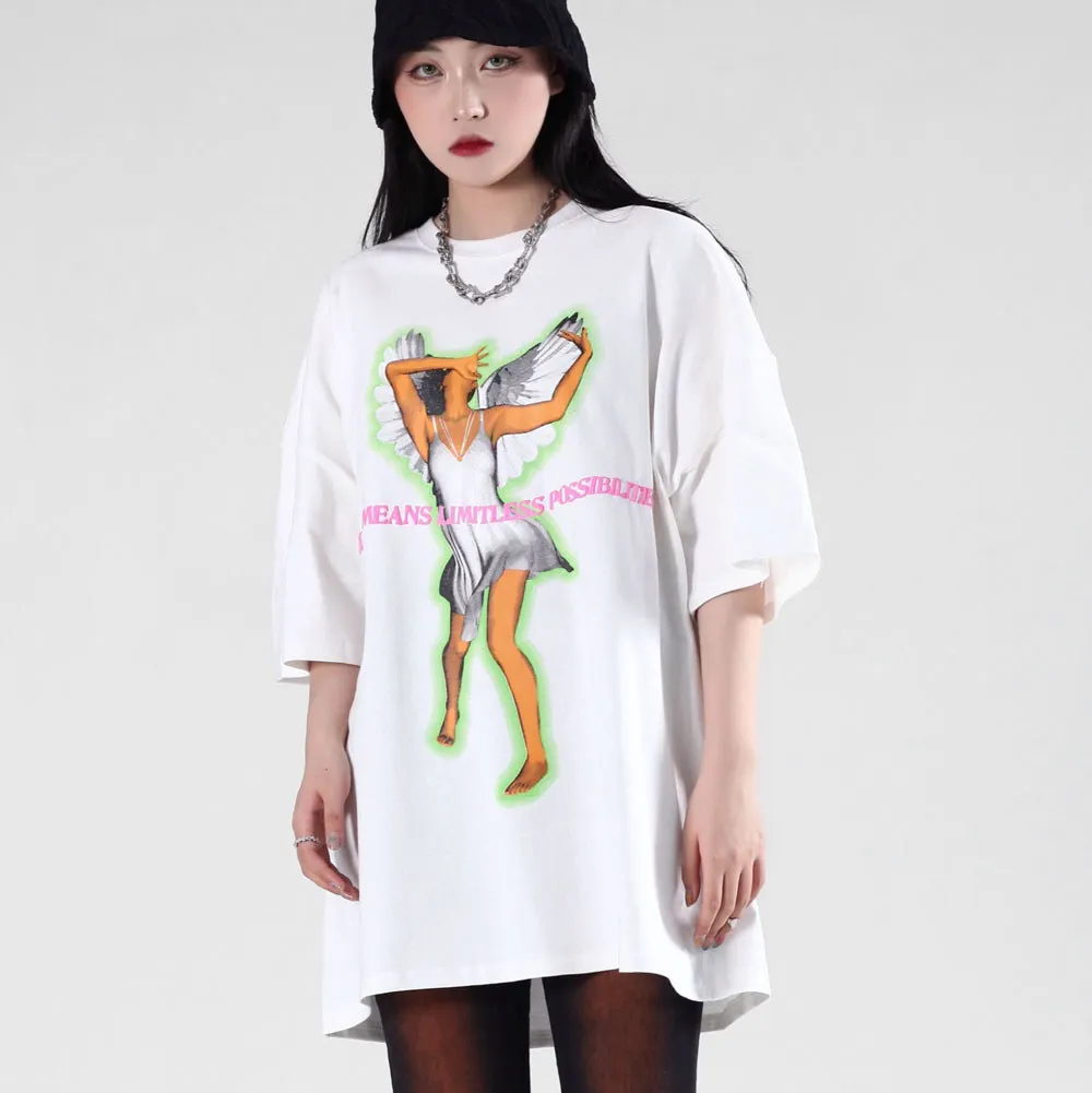 

LINDSEY SEADER Men's T-shirt Hip Hop Oversized Print 2021 Casual Harajuku Streetwear Summer Short Sleeve cotton Tops Tee Tshirt