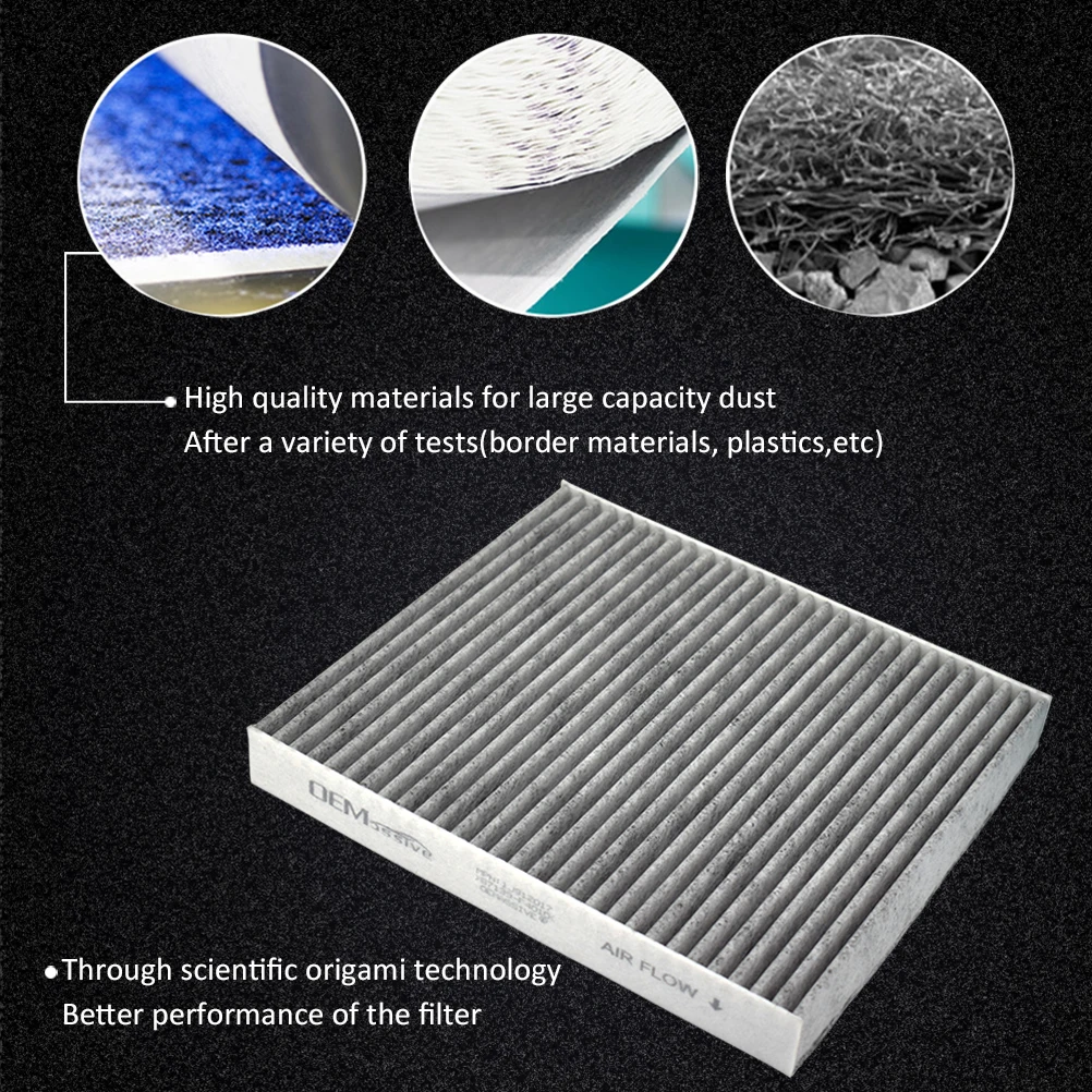 Автомобильный Пыльцевой фильтр для салона активированный уголь Kia Sorento Prime UM Toyota