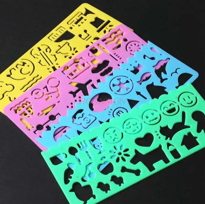 

4 шт., Изысканный шаблон для рисования