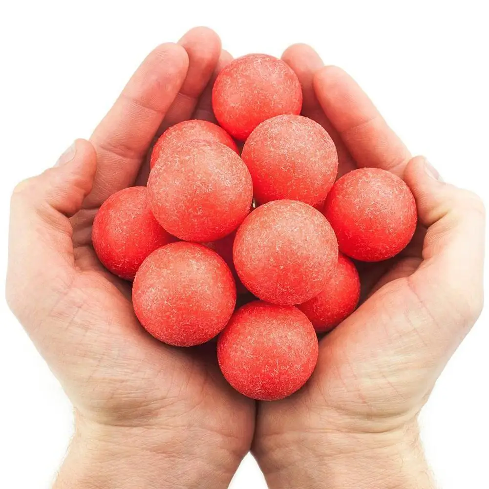 

36 мм красно-оранжевый матовый мини-мяч для игры в футбол в помещении Настольный футбольный мяч аксессуары для игрового стола специальная ма...