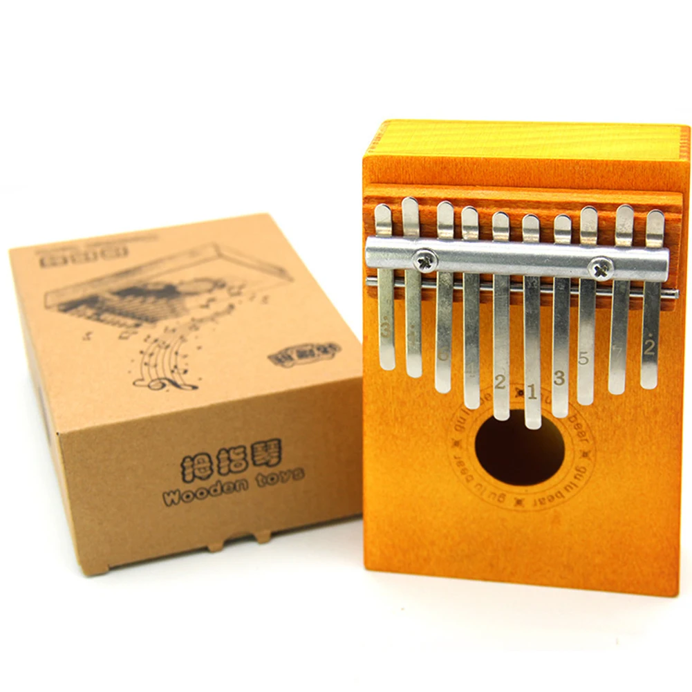 Детская деревянная пальчиковая доска игрушка 10 клавиш портативный Пальчиковый