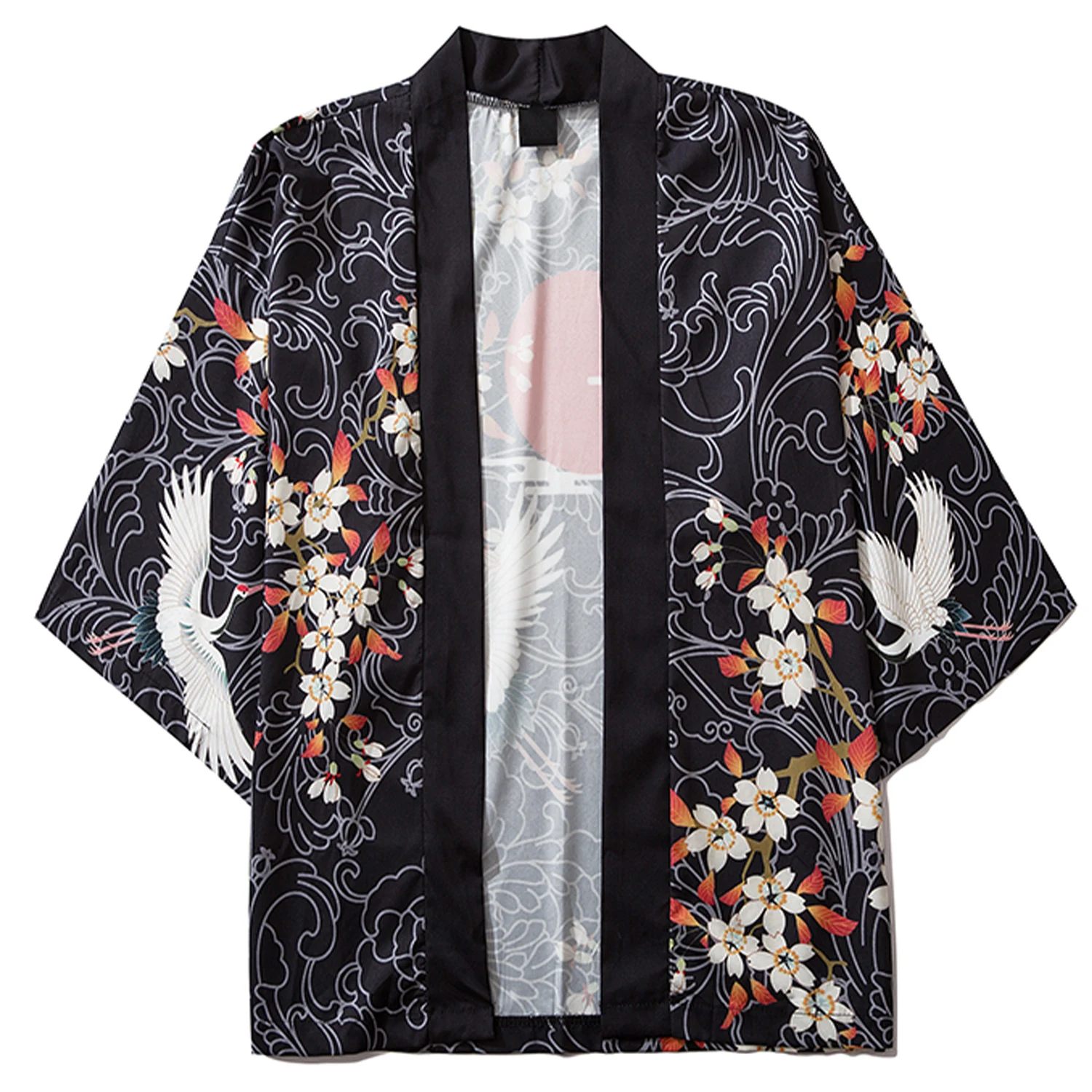 Aelfric Eden кимоно с принтом сказочного крана в японском стиле рубашки куртки 2020