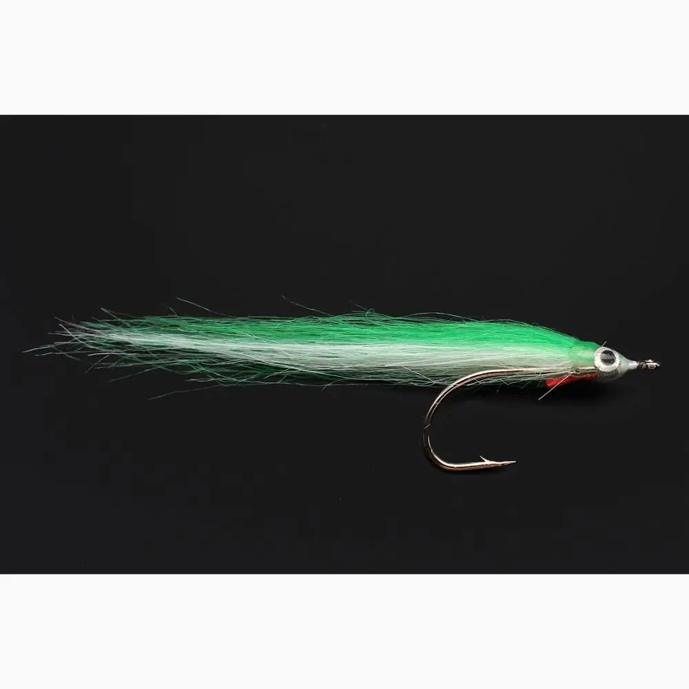 Tigofly 12 шт. 1/0 4 см Высокоуглеродистый крючок Полярный фри лосось форель окунь