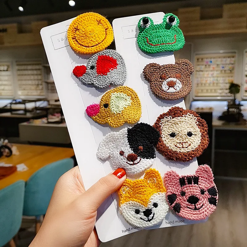 Заколки для волос с милыми мультяшными животными заколки медведями модные