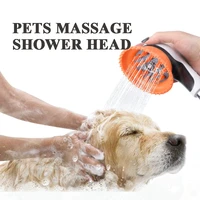 pets massage shower sprayer grooming brush shower head bathroom dogs cats bath suppliers soft clean washing brush