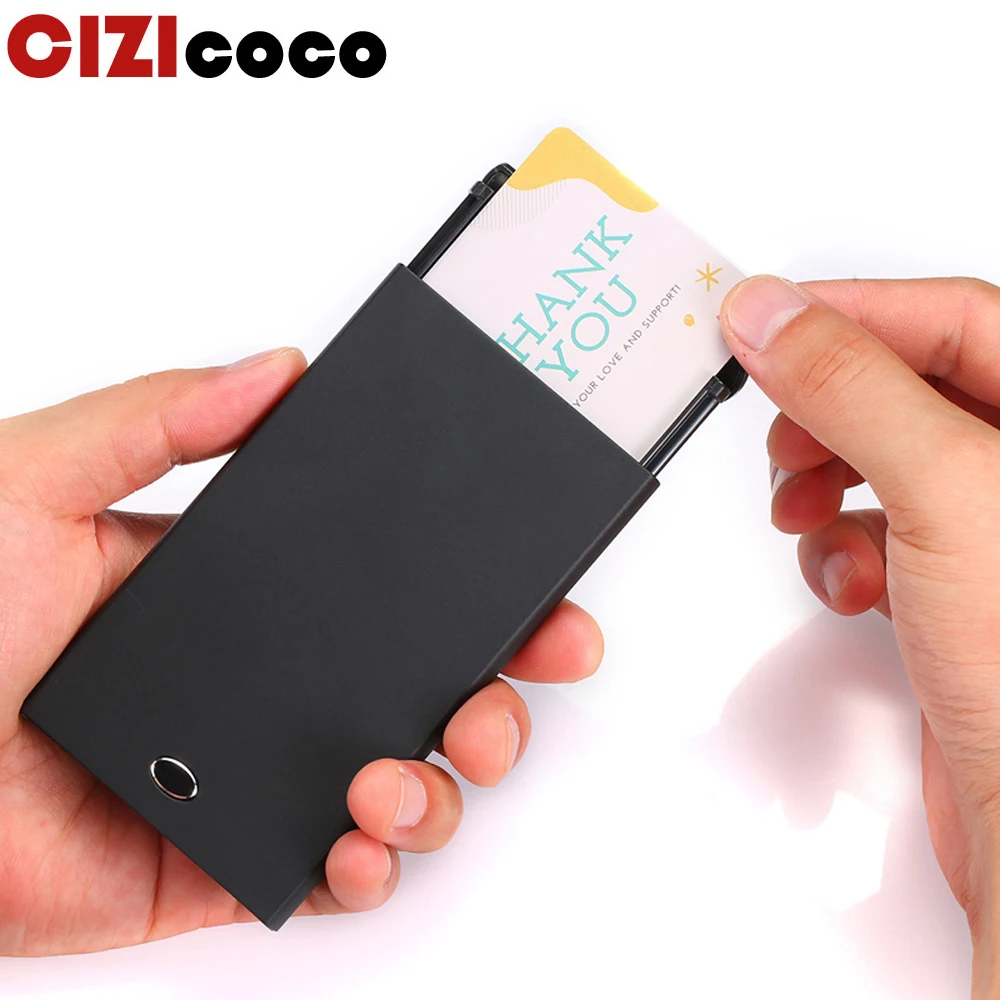 2020 Новый мини карточный кошелек из алюминиевого сплава для кредитных карт тонкие