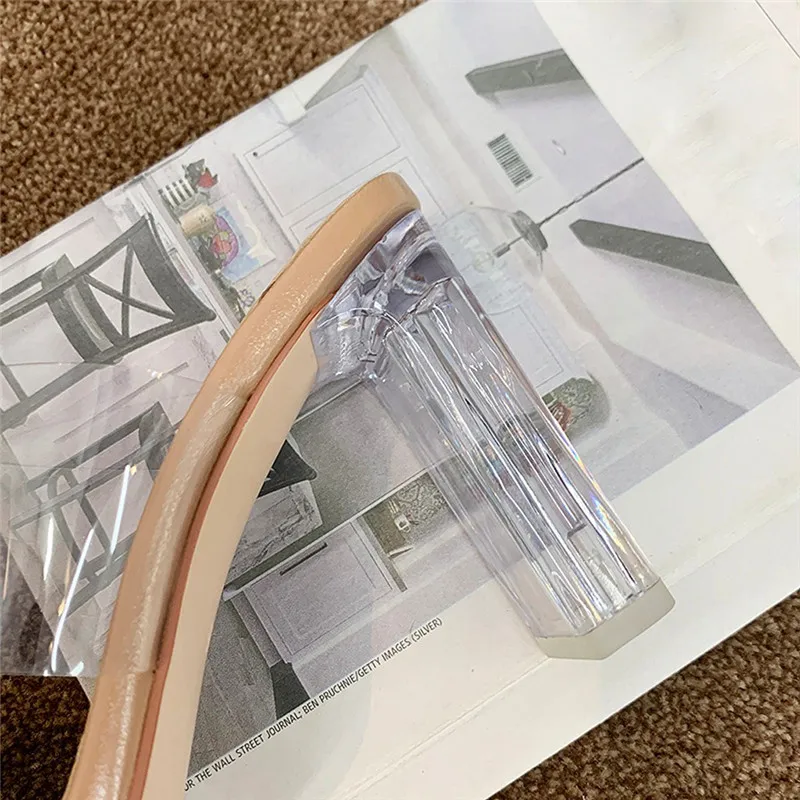 Новинка женские сандалии-желе из ПВХ летние пикантные сандалии с открытым носком