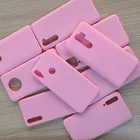 Матовый чехол для телефона xiaomi redmi note 9 9t 8 8t 7 6 5 4 Pro 9A 9C 9 Prime 8a 7a 6 6A 5 Plus 4X S2, силиконовый чехол из ТПУ, ярко-розовый