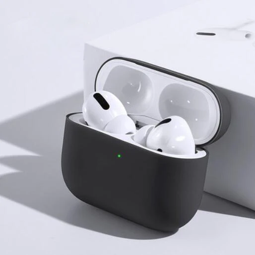 black Для AirPods Airpod Pro чехол силиконовый чехол для Air Pod Pro Funda Coque чехол для Apple Airpods Pro Поддержка беспроводной зарядки - Цвет: black