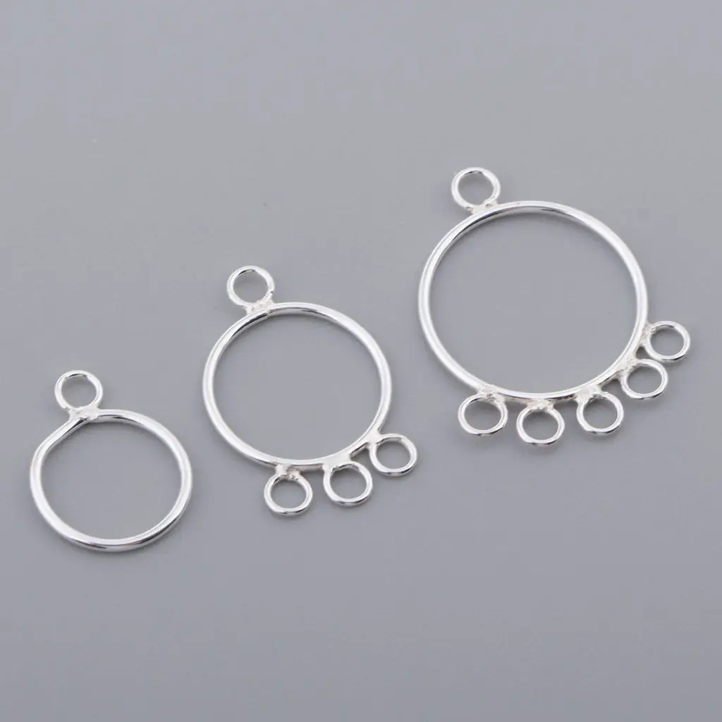 

Серьги-кольца женские круглые антиаллергенные, 2 пары