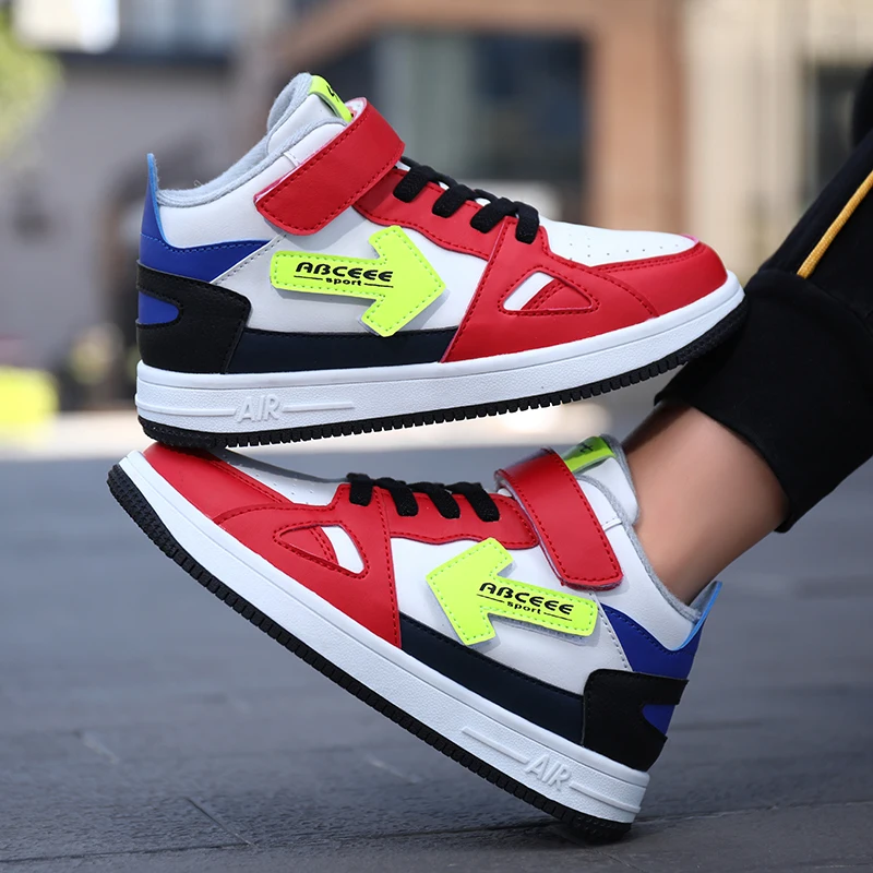 

Fashion Kids Skateboard Shoes Soft Comfortable Children Sports Sneakers Boys Girls Outdoor School Trainers Toddlers Boys Shoes