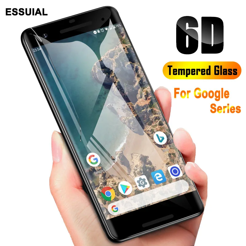 6D полное покрытие из закаленного стекла для Google Pixel 3 3a 2 XL 2XL 3XL 3axL Pixel 2 Pixel 3 Защитная пленка для экрана