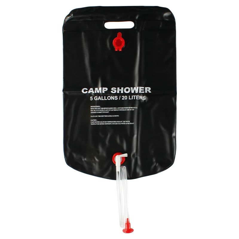 Сумка для душа 20 л портативная складная душевая кабина из ПВХ с подогревом на