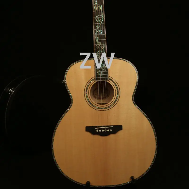 Полностью твердая гитара ручной работы лучшая работа ограниченный выпуск 43In