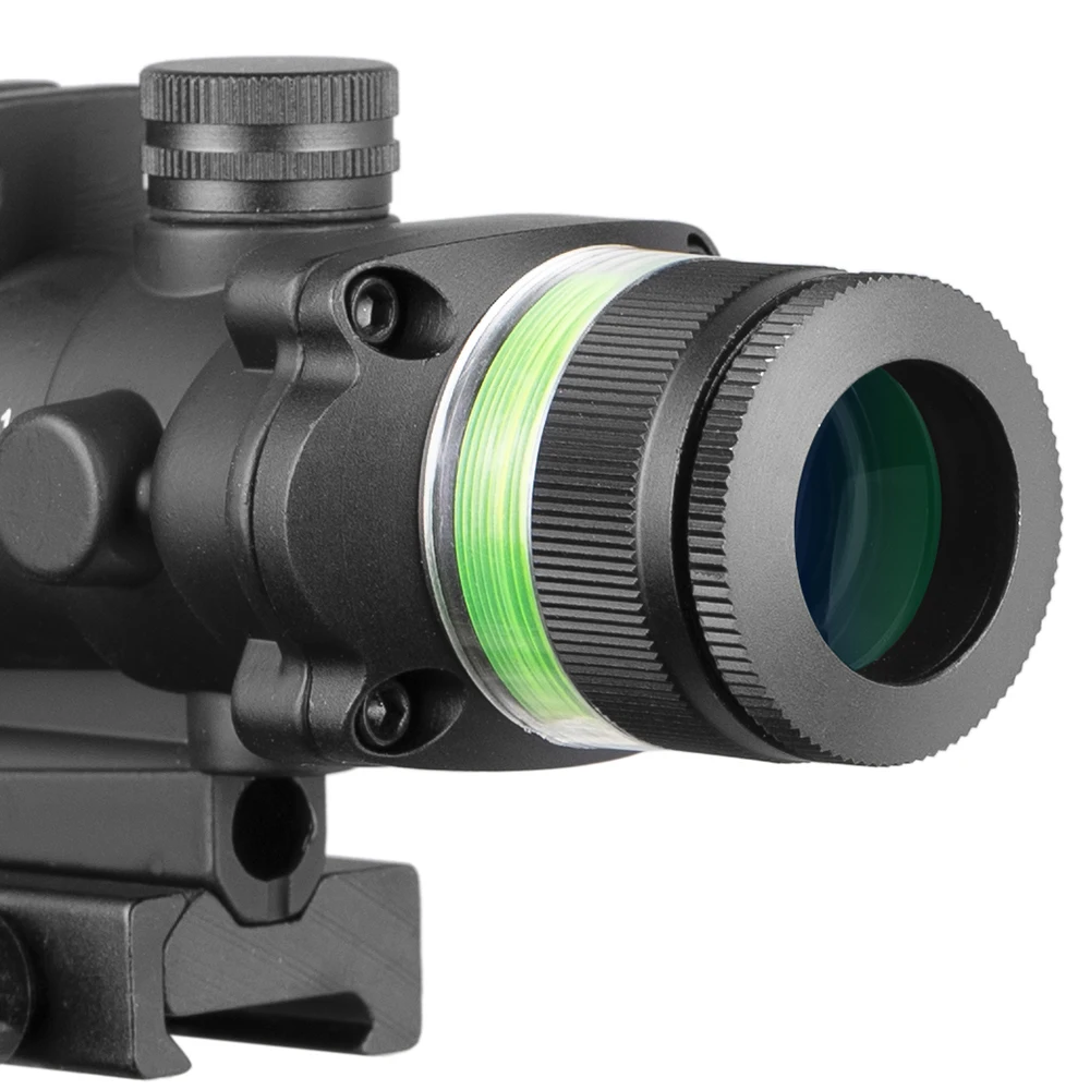 Trijicon Hunting ACOG 4X32 Riflescope Rail Optics Red Green Dot Cross IlluminatedGlass Etched Reticle Tactical Optical Sight | Спорт и