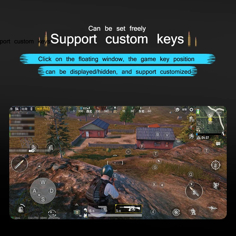 Контроллер 3 в 1 для PUBG охлаждающий вентилятор мобильного геймпада конвертер