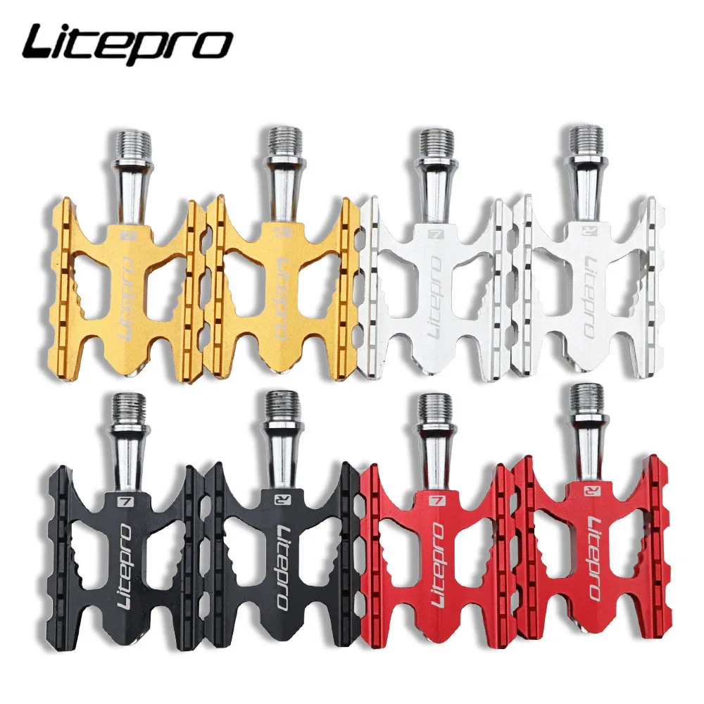 Педаль велосипедная Litepro K3 ульсветильник Складная из алюминиевого сплава для