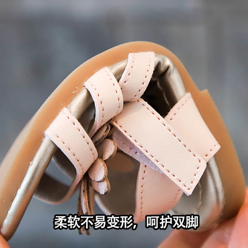 

CUZULLAA Kids Summer Shoes for Girls Princess Gladiator Dress Sandals Baby Girls Sun Flowers Sandals Children PU Leather Shoes