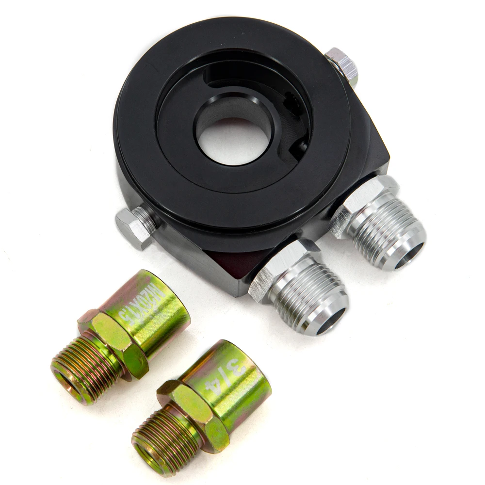 

Автомобильный алюминиевый универсальный сэндвич-адаптер масляного фильтра для комплекта пластин масляного радиатора 3/4-16UNF M20X1,5 sw2