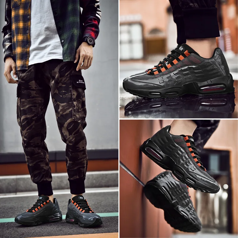 Men Casual Shoes Sport Breathable Ankle Boots 95 OG Sneakers Leather Decoration Max Size 44 Trainers 97 Zapatillas Hombre | Обувь