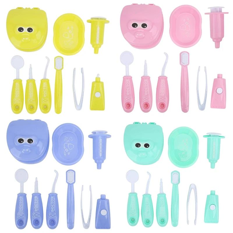 

Набор для детей, стоматологическая игрушка, 9 шт., стоматологические инструменты, детская игрушка для ролевых игр, для классной школы