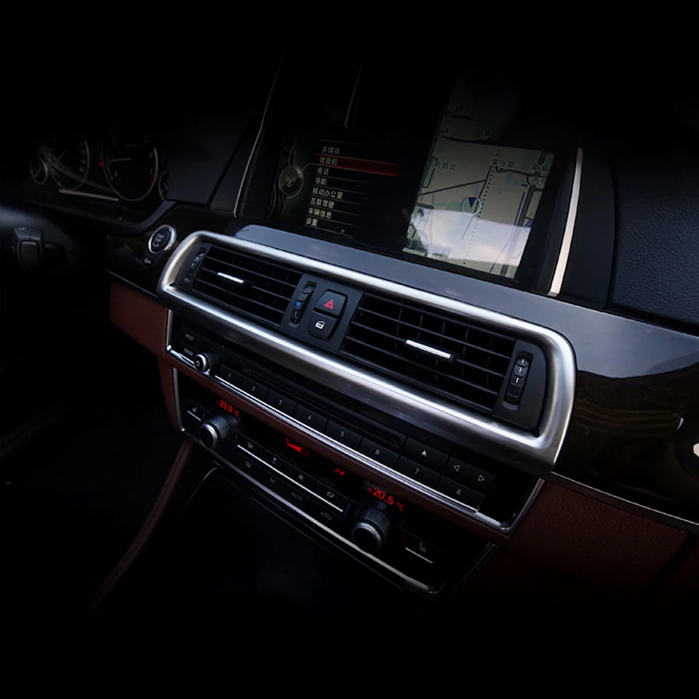 

Car Air Outlet Trim Strip Grille For Bmw F07 5GT Series Front Interior Air Conditioner Vent Grille Chrome Replace 64229166966