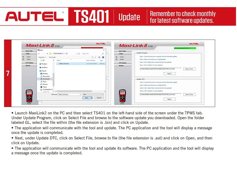 Autel MaxiTPMS TS401 инструмент мониторинга состояния шин OBD2 сканер активировать сканирования TPMS Сенсор копия оригинального ID датчик Mx программирования autel TPMS Mx-Сенсор