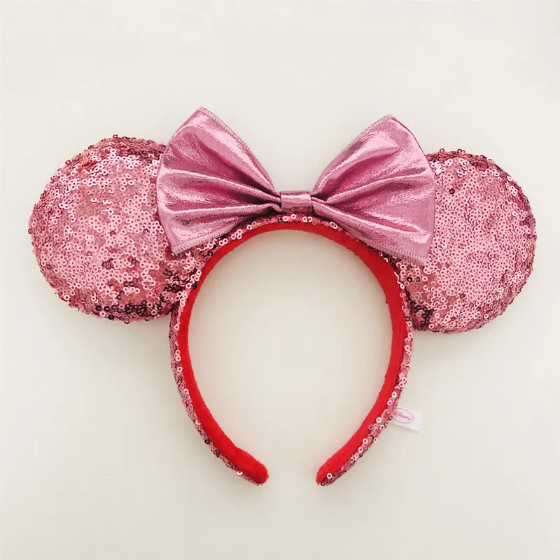 Новые парки красная Бенгальская Роза уши Минни Маус головная повязка шляпа