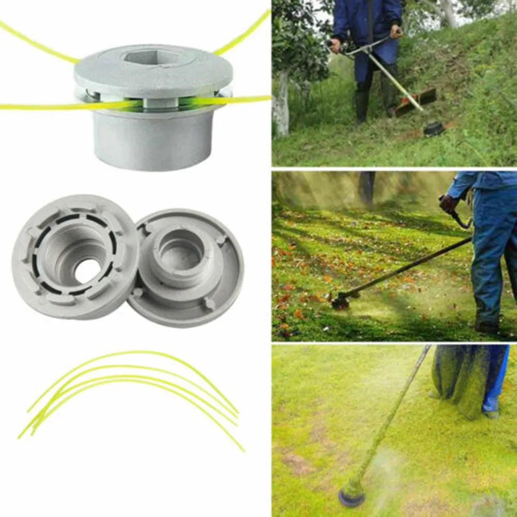 

Spool Trimmer Head Trimmer Universal Aluminium Brush Grass Head Line Petrol