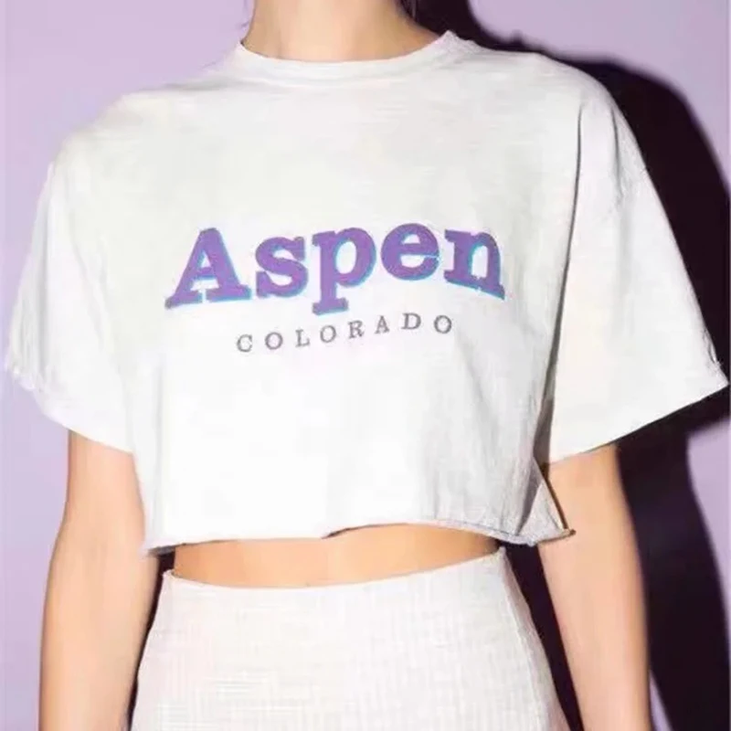 Женская модная свободная футболка с короткими рукавами летнее хлопковое платье