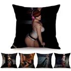 Модная наволочка для подушки, с изображением крупным планом, для сексуальной женщины