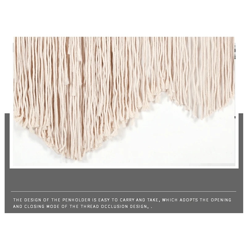 

Nordic Style Home Decoration Cotton Rope Hand-Woven Large Tapestry Bohemian Blanket Wedding Decoration Wall Hanging