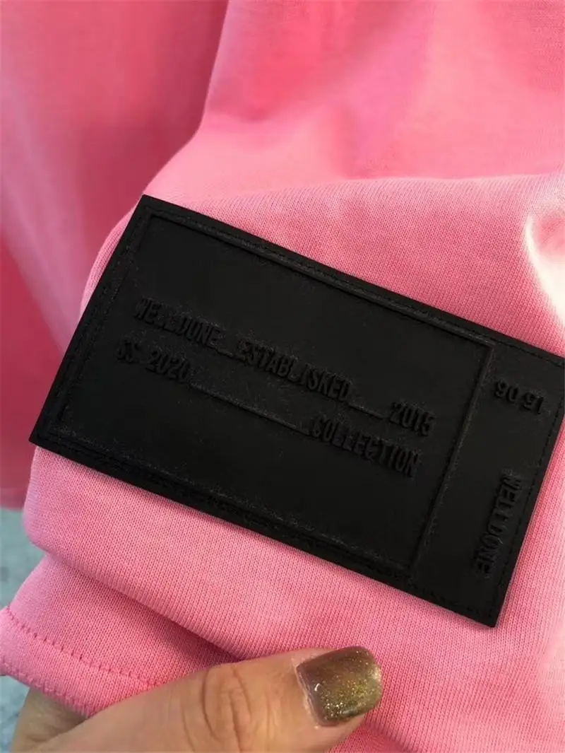 

3D Foam Printing We11done T-Shirt Men Women Welldone Super Oversized T Shirt Summer Loose Short Sleeve Tee