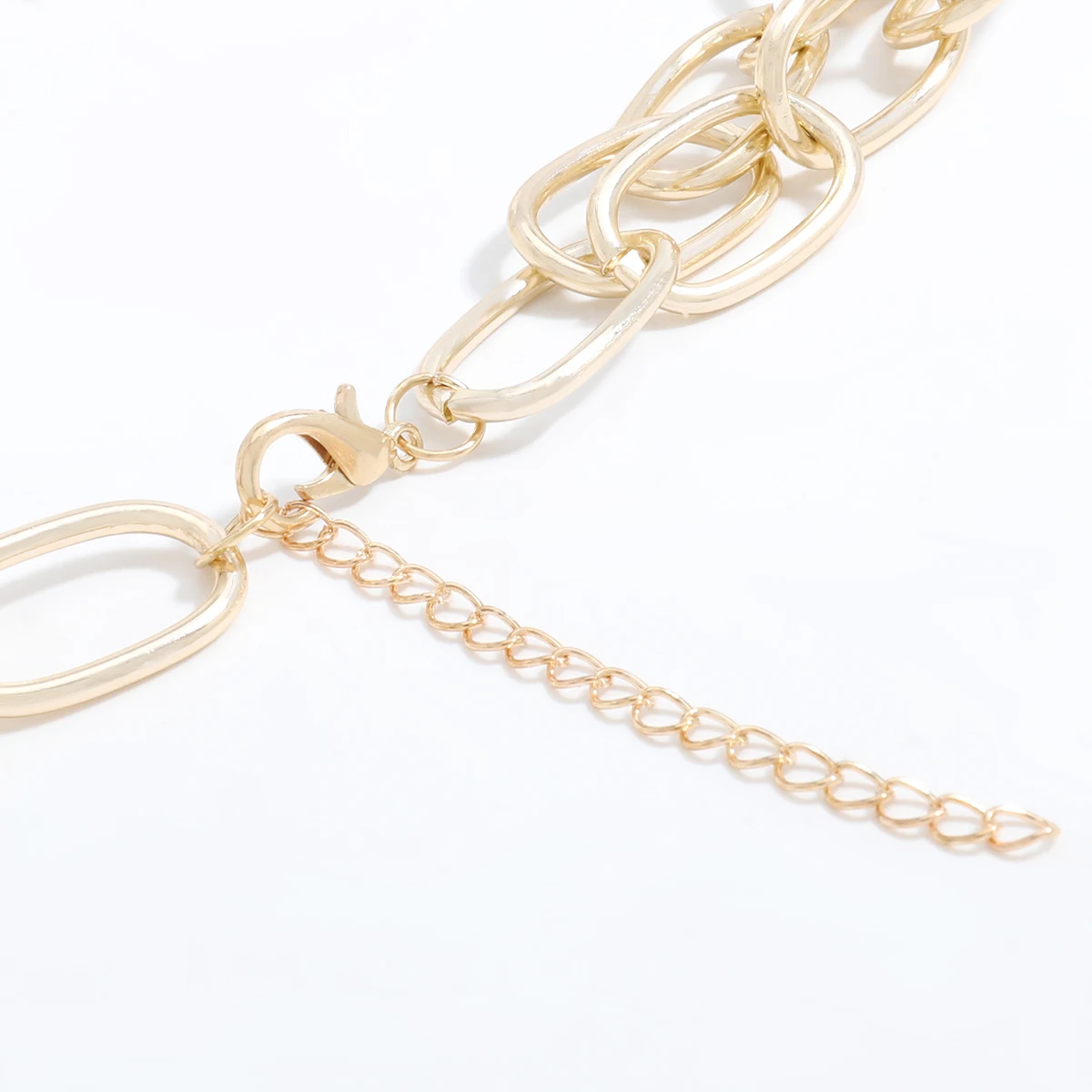 Pauli Manfi 2020 Fashion Exaggerated Metal Resin Flower Hip Hop Clavicle Chain Women's Bohemian Popular Sweater | Украшения и