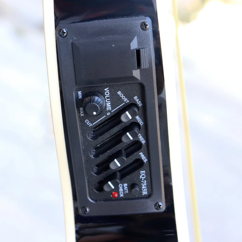 dünne körper akustische elektrische gitarre anfänger gitarre mit freies gig tasche freies string schwarz natürliche sunburst wei