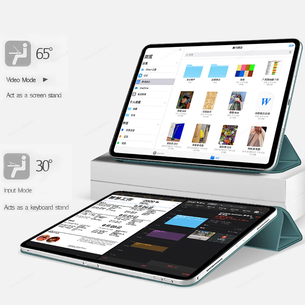 Чехол для iPad Pro 12 9 чехол 2021 M1 11 2020 Air 4 го поколения на магните смарт Обложка|Чехлы