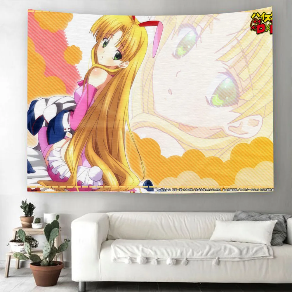 

Anime High School DxD Painting Tapestry 3D Printing Tapestrying Rectangular Home Decor Wall Hanging