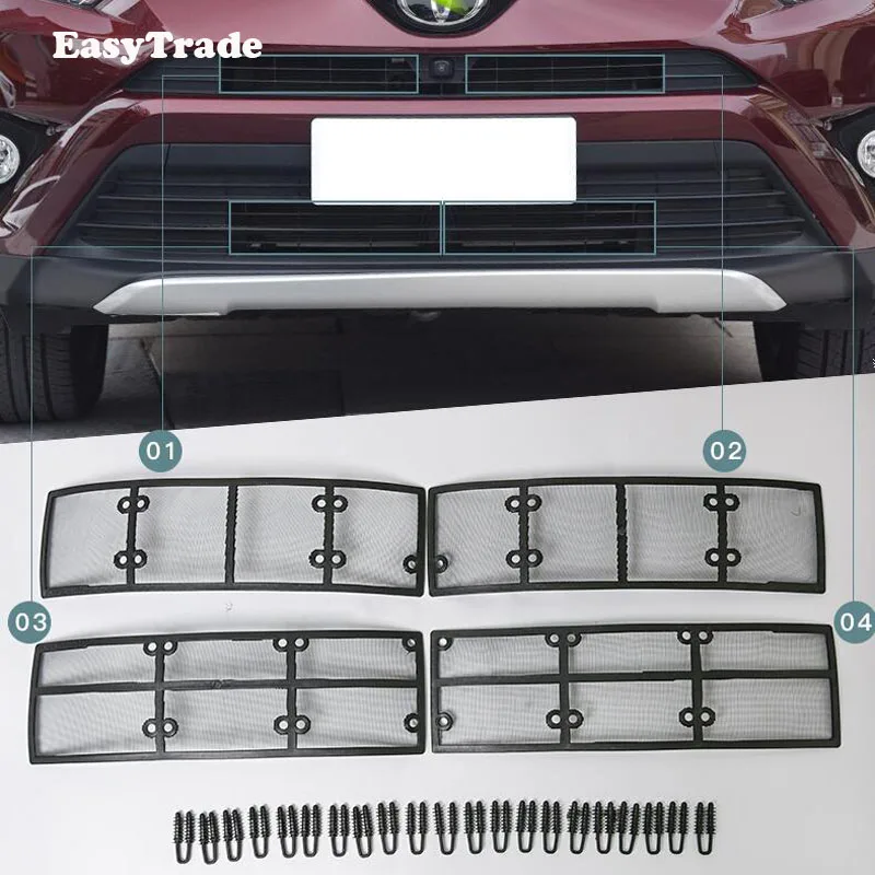 Автомобильный насекомых противомоскитная сетка для Toyota RAV4 2016 2017 2018 аксессуары