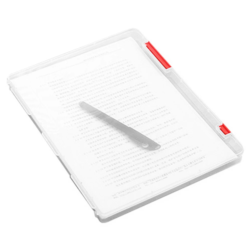 Ящик для хранения прозрачный Пластик документ чехол Портативный Бумага