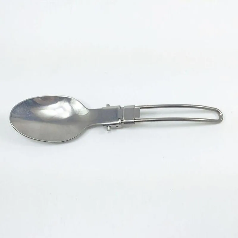 

Outdoor Camping Stainless Steel Fork Spoon Knife Travel Camping Cutlery Tableware Set with Storage Bag Camping Equipment