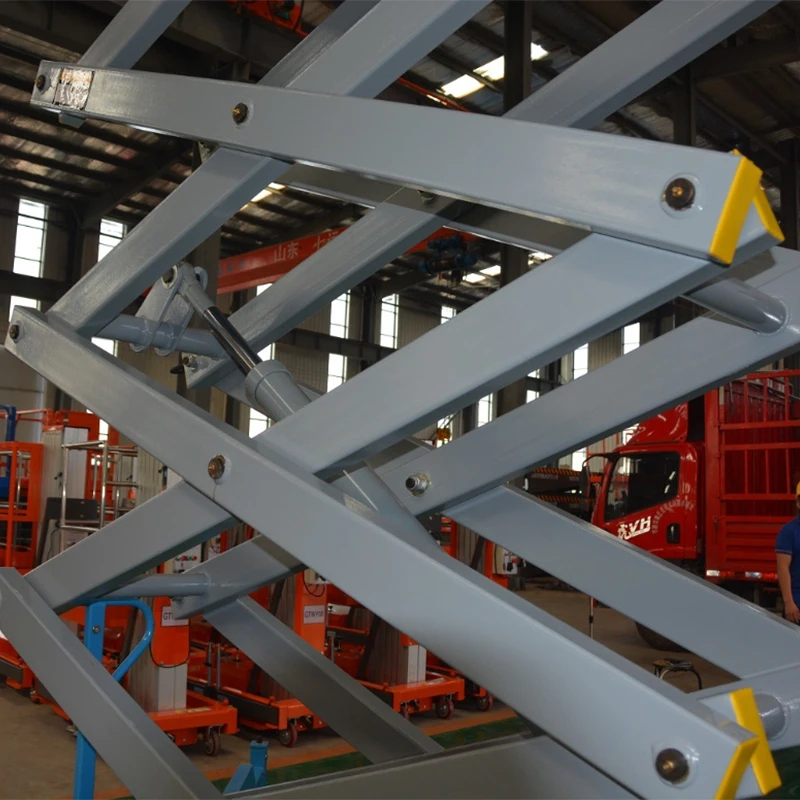 300kg Portable Push Around Battery Powered Electric Mini Scissor Lift | Lifting Machine