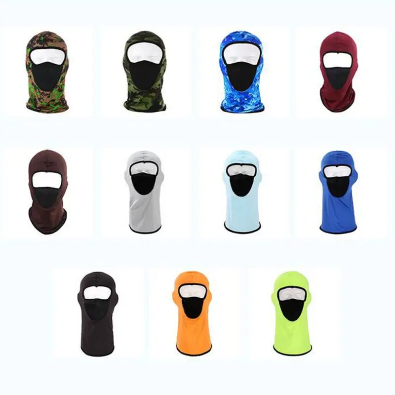 

1PC Outdoor Riding Hood Face Headband Mask Rashguard Windproof Sun Protection Hood Breathable Mesh Face Mask