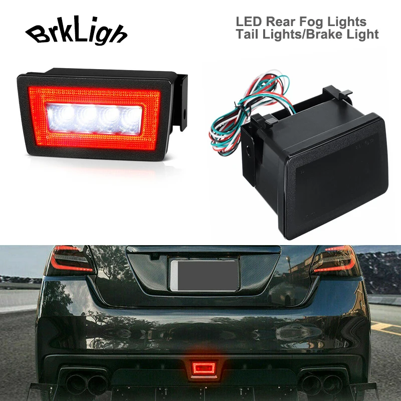 

1Pcs LED Rear Bumper Fog Tail Brake Lights Kit Car Reversing Lamp For Subaru WRX STI Impreza XV Crosstrek GJ GP Auto Accessories