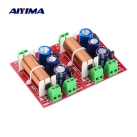 aiyima 2pcs 400w speaker crossover adjustment 2 way audio tweeter bass filter frequency divider for 2 16 ohm speaker diy