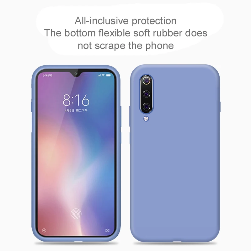 DATALAND для Red mi note 7 чехол мягкий жидкий силиконовый тонкий кожаный защитный Xiaomi 9t