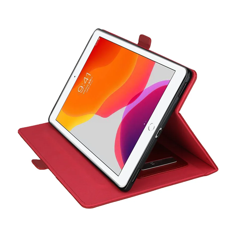 Для iPad 10,2 чехол 7th A2198 A2200 A2232 бумажник многофункциональный регулировки Стенд Кожаный Чехол Съемный слот для карт чехлы-флип+ подарок