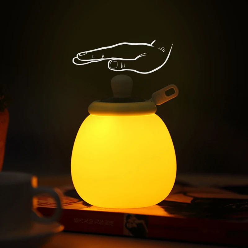 Мягкий силиконовый светодиодный ночсветильник с бутылочкой для кормления, креативный 3D Новый иллюзионный ночник, настольная лампа для при... от AliExpress RU&CIS NEW
