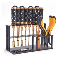 screwdriver shelf wrench storage racks maintenance tool holder for rc car black remote control toys replace accessories