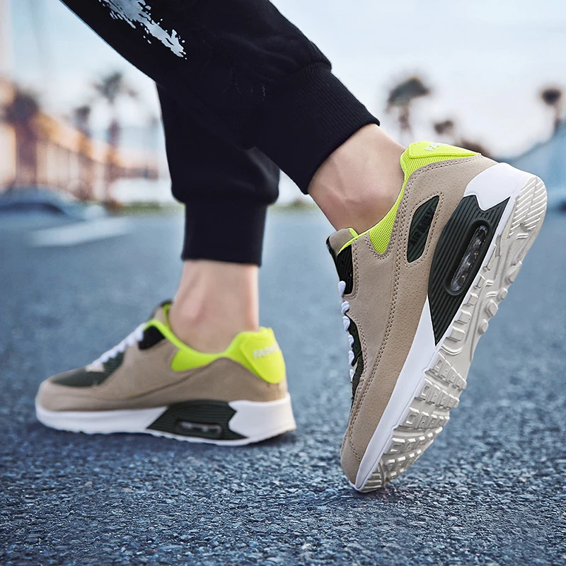 

Abhoth Men Casual Shoes Spring Breathable Sneakers Men Air Cushion comfortable Mesh Shoes Men Shoes Size 47 zapatillas hombre
