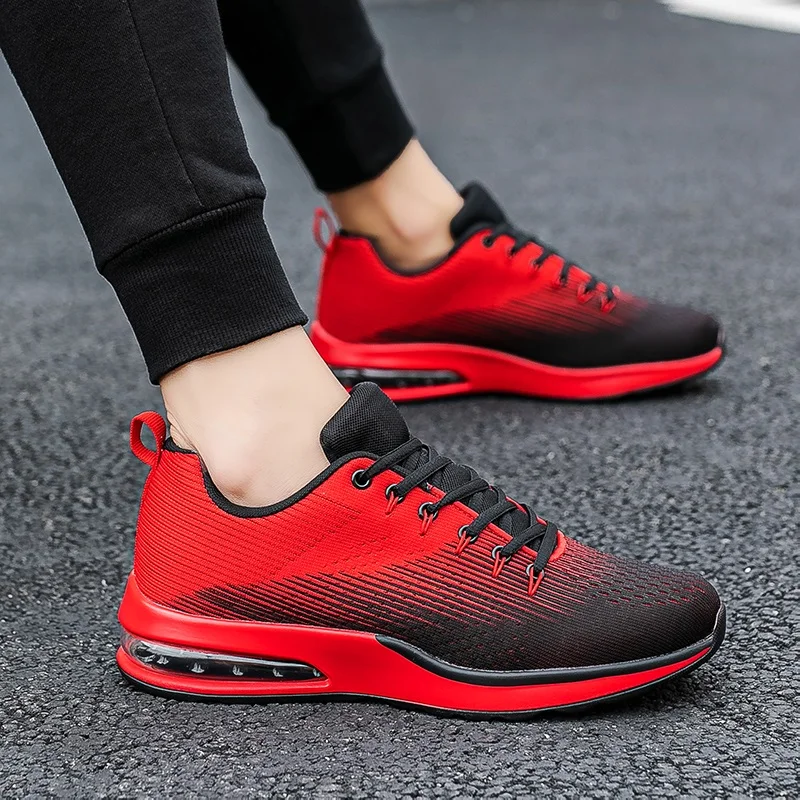 

Brand Fashion Gym Shoes Outdoor For Man Thick Soled Walking Jogging Shoe Men Lace Up Mens Best Sneakers Breathable Men Sneakers